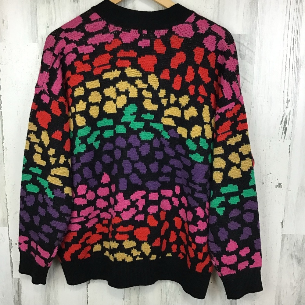 FARM Rio Rainbow Leopard Cardigan - Picture 3 of 11